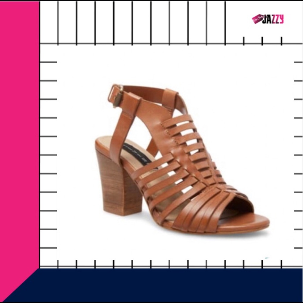 Steve Madden Brown Frannie Block Heel Sandal